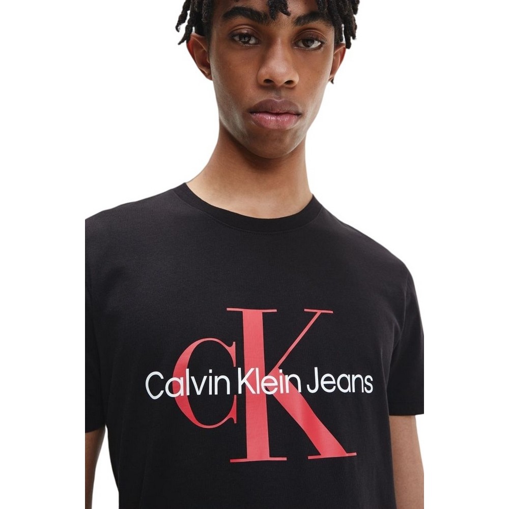 Red calvin discount klein shirt